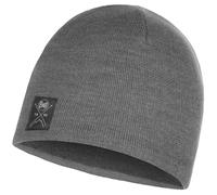 BUFF Fleece Strickmütze Solid grey