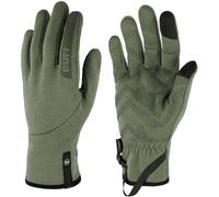 Buff- Handschuhe Tech Fleece Leicht, Weit, Kaltes Klima, Sport, Windschutz, Komfort Männlich Weiblich L Bright Green