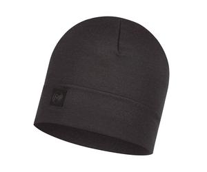 Buff Heavyweight Merino Beanie Mütze aus Merinowolle black Farbgruppe schwarz schwarz Damen 100% Wolle