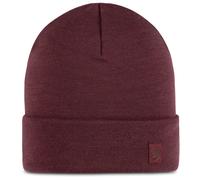 Buff Mütze Merino Heavyweight – geruchsneutralisierend, Trekking – Solid Garnet, Größe One Size