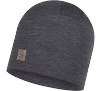 Buff Merino Heavyweight Beanie, solid grey
