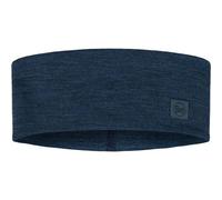 BUFF| Stirnbänder Merino Wide Nahtlos, Eleganz, Warm, Ökologisch, Komfortabel, Mode, Modern, Urban, Temperaturregler Männlich Weiblich Einheitsgröße Blau