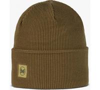 unisex buff crossknit beanie braun