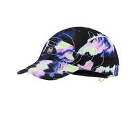 Buff®| Kappe CoolNet® UV Pack Speed Flexibel, UPF 50, reflektierendes Element, bequem, elastisch, Laufen, Belüftung, faltbar Blau Bedruckt