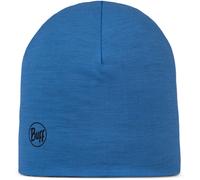 BUFF Lightweight Merinowolle Wendemütze Kinder 723 - multistripes royal-graphite