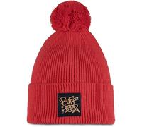 BUFF Knitted Bommelmütze Kinder 402 - deik orange red