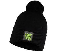 BUFF Knitted Bommelmütze Kinder deik black