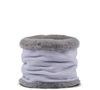 Buff Knitted Comfort Damen Schal, grau -