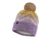 Buff Knitted & Fleece Band Hat MASHA Lavender
