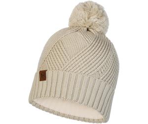 BUFF® - Knitted & Fleece Hat Raisa Bommelmütze Unisex cream