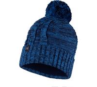 Buff Knitted & Fleece Mütze, blau -
