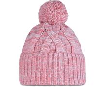 Buff Knitted & Fleece Mütze, pink -