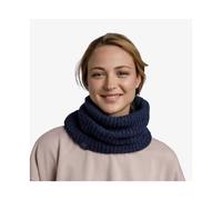 Buff Knitted & Fleece Neckwarmer jarn denim