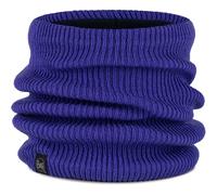 Buff Knitted & Fleece Schal, blau -