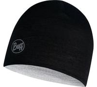 Buff Lightweight Merino Reversible Hat Junior Black-Graph Multistripe OneSize