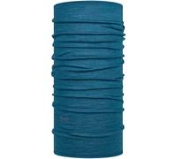 BUFF Lightweight Merinowolle Multifunktionstuch solid dusty blue