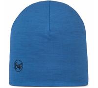 BUFF Lightweight Merinowolle Wendemütze Kinder 723 - multistripes royal-graphite