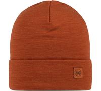 Buff Merino Heavyweight Beanie Solid Cinnamon One Size