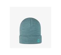 Buff Merino Heavyweight Beanie solid pool