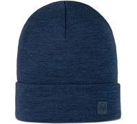 Buff Merino Heavyweight Beanie, solid night blue