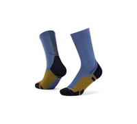 buff merino lightweight crew socken blau beige 45-47