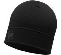 Lightweight Merino Wool Hat, solid black solid black
