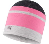 Buff Mütze Merino Move – Multifunktional – Hellgrau/Rosa – Einheitsgröße