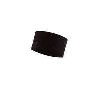 Buff Merino Wide Headband solid black