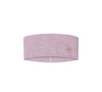 Buff Merino Wide Headband solid lilac sand