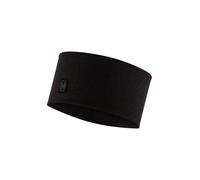 BUFF Merino breites Stirnband solid black