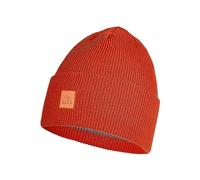 Buff Crossknit Hat Solid Fire, Größe One Size - Kopfbedeckung, Farbe Rot