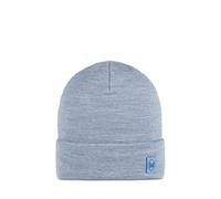 Buff- Mütze Merino Heavyweight Multifunktionaler Schal, 100% Merinowolle, Wandern, Outdoor, Nachhaltig, Leicht, Dick Männlich Weiblich Einheitsgröße Lightblue
