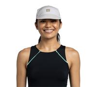 BUFF®| Kappe Pack Speed Männlich Weiblich Erwachsene Flexibel, UPF50, Reflektierendes Element, Komfortabel, Dehnbar, Laufen, Belüftung, Faltbar, L/XL, Gris