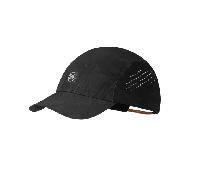 BUFF®| Kappe Pack Speed Männlich Weiblich Erwachsene Flexibel, UPF50, Reflektierendes Element, Komfortabel, Dehnbar, Laufen, Belüftung, Faltbar, S/M, Noir