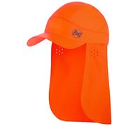 Buff - Safety Pack Bimini Cap - Baseballcap mit Nackenschutz - Solid Orange Fluor universell