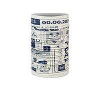 BUFF| Schlauchschal Original Ecostretch Schal, Schlauchförmig, Multifunktional, Hals und Kopf, Laufen, Gehen, Wandern, Nachhaltig, Leicht Männlich Weiblich Einheitsgröße Weiß
