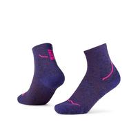 Buff| Socken Dryflx Quarter Schnelltrocknend, Gepolstert, Laufen, Rennen, Frisch, Bequem, S, Blau
