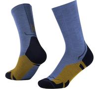 Buff| Socken LW Merino Wool Crew Leicht, Wandern, Natürliche Widerstandskraft, Komfort, Gepolstert, M, Blau