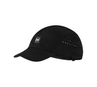 Buff Speed Cap Solid Unisex - leicht, faltbar, recyceltes Material, UPF 50 - L Schwarz