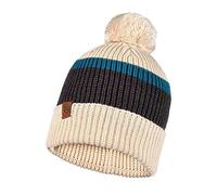 Buff Elon Knitted Hat 1264640141000, Unisex Beannie, White