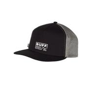 Buff Pack Trucker Cap – Unisex, effen Schwarz – Einheitsgröße EU