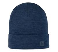 BUFF Heavyweight Merinowolle Mütze 785 - solid indigo