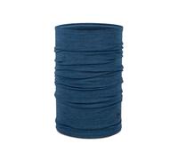 merino halstuch mittelschwer meliert blau