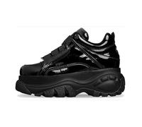 Buffalo, 1339-14 2.0 Patent Calf Leather Schuhe Keilabsatz Mode Mode, Black Patent, 37 EU