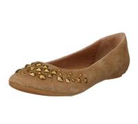 Buffalo 208-8901-1 pig suede, Damen Ballerinas