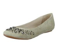 Buffalo 208-8901-1 pig suede, Damen Ballerinas