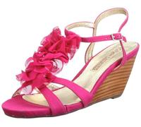 Buffalo 310-10214 Flax 127446, Damen Sandalen/Fashion-Sandalen, Rosa (Fuxia 01), EU 42