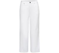 Ankle-Jeans BUFFALO "in modischem Barrel-Stil", Damen, Gr. 38, N-Gr, weiß, Denim/Jeans, Obermaterial: 98% Baumwolle, 2% Elasthan, unifarben, figurumspielend knöchelfrei, Jeans, in angesagter Barrel-Fo