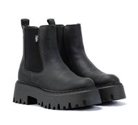 Buffalo Aspen Chelsea Damenlederstiefel In Schwarz EU 39/UK 6