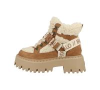 Buffalo Plateaustiefelette Aspen Com Mid Warm – Nubuklederimitat, Warmfutter – Beige Gr. 38